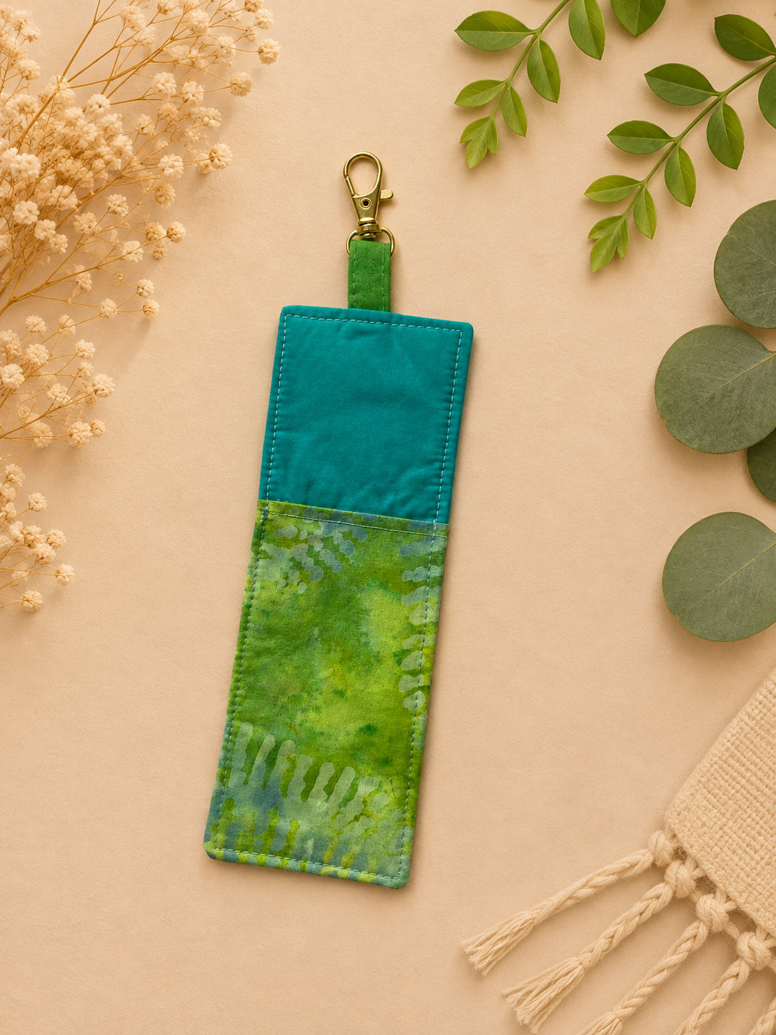 Dual Side Pen/Glasses Case for Lanyard