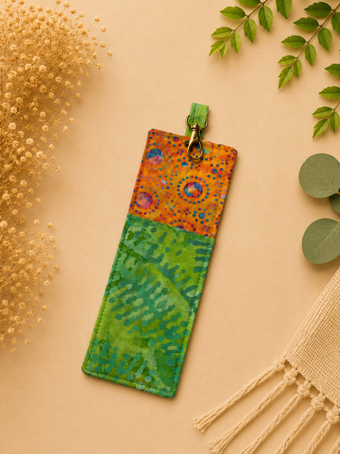 Dual Side Pen/Glasses Case for Lanyard