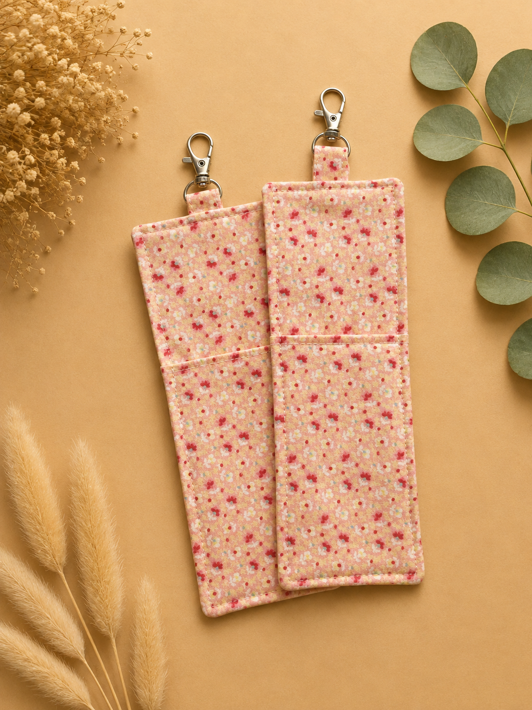 Dual Side Pen/Glasses Case for Lanyard