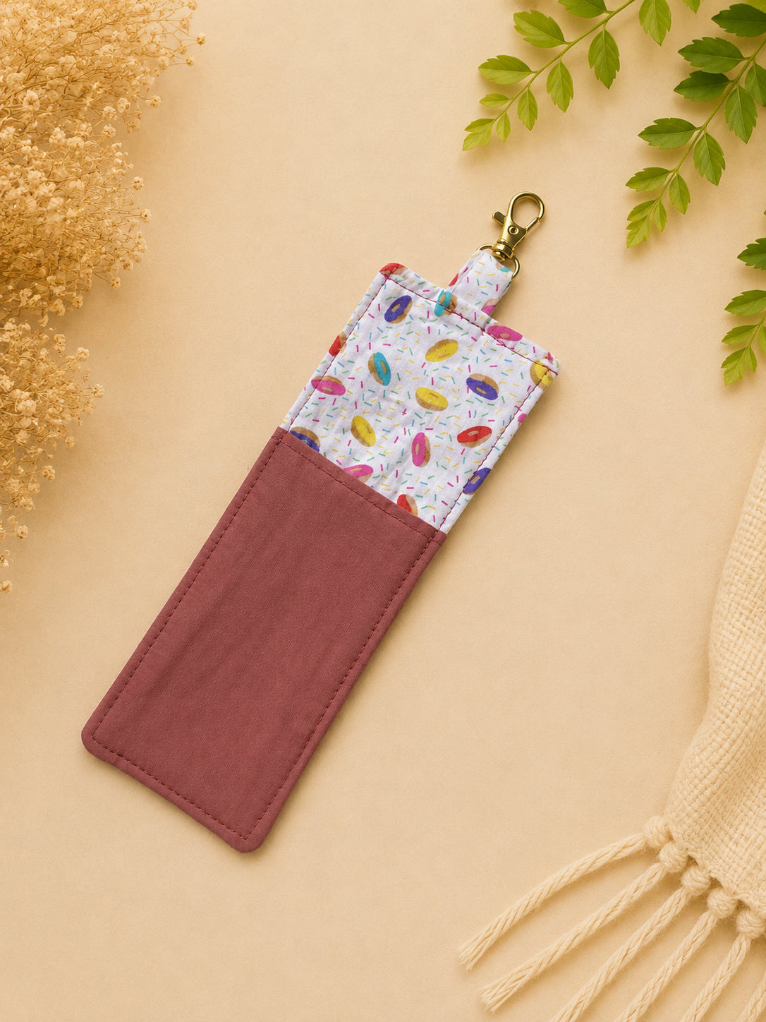 Dual Side Pen/Glasses Case for Lanyard